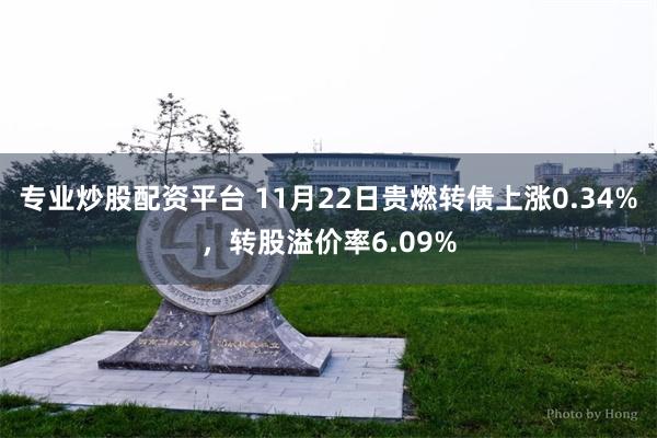 专业炒股配资平台 11月22日贵燃转债上涨0.34%，转股溢价率6.09%