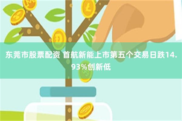 东莞市股票配资 首航新能上市第五个交易日跌14.93%创新低