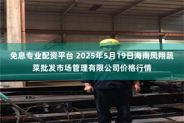 免息专业配资平台 2025年5月19日海南凤翔蔬菜批发市场管理有限公司价格行情